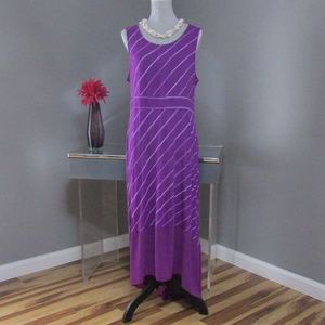 NEW Apt. 9 Violet Purple Maxi Dress PXL